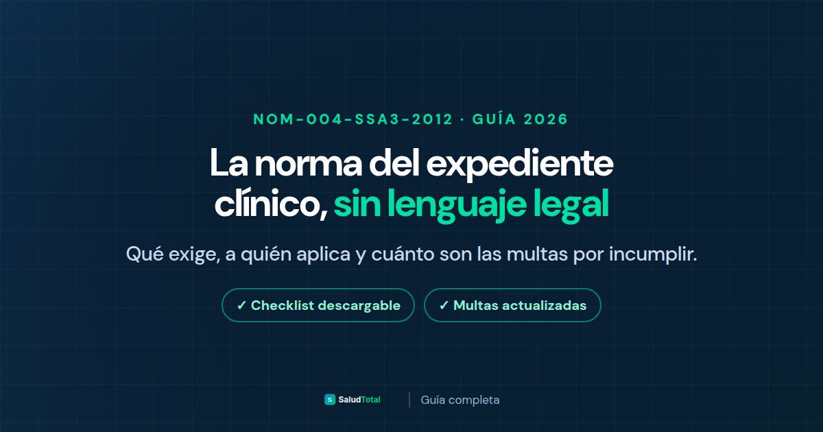 Auditoría NOM-004: Cómo Autoevaluar tu Consultorio en 3 Minutos